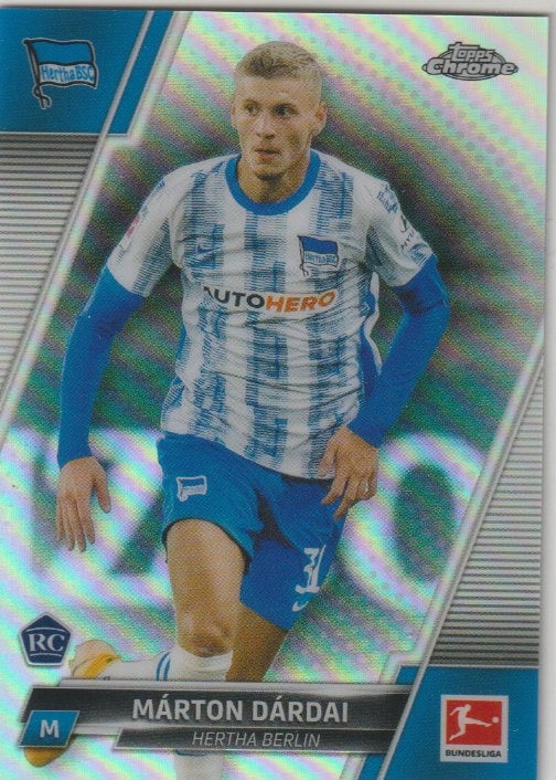 Soccer 2021-22 Topps Chrome Bundesliga Refractors - No. 8 - Marton Dardai