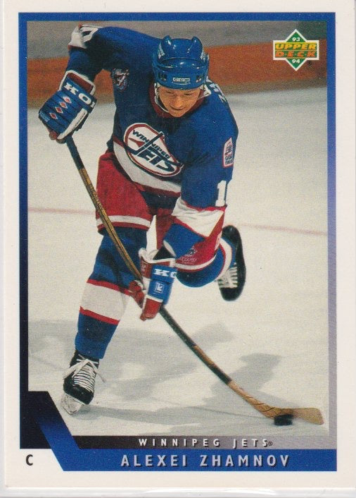 NHL 1993 / 94 Upper Deck - No 162 - Alexei Zhamnov