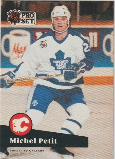 NHL 1991-92 ProSet - No 492 - Michel Petit