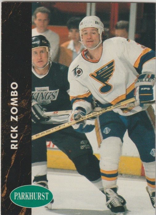 NHL 1991-92 Parkhurst - No 380 - Rick Zombo