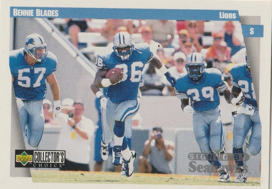 NFL 1997 Collector's Choice - No 212 - Bennie Blades