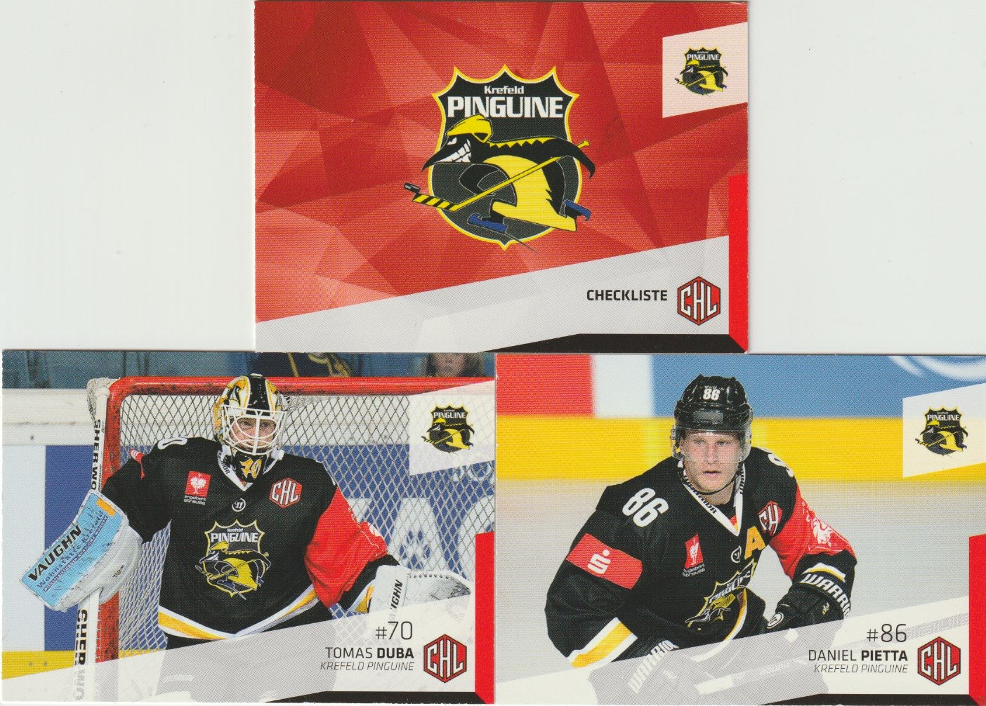 DEL 2014-15 CityPress - No. 390 to 412 and CL 440 - Krefeld Pinguine CHL Team