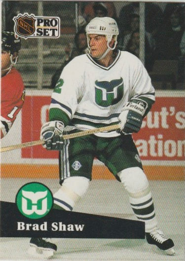 NHL 1991-92 ProSet French - No 87 - Brad Shaw