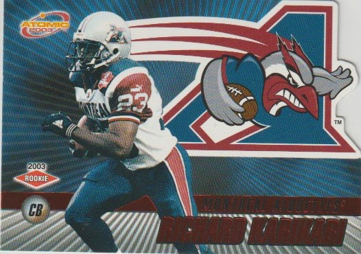 NFL 2003 Atomic CFL Red - No 53 - Richard Karikari