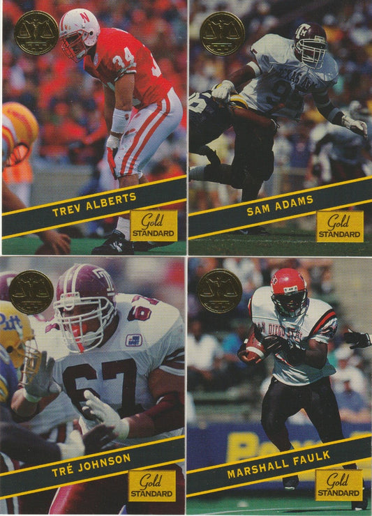 NFL 1994 Signature Rookies Gold Standard - No 26 - 50 - komplettes Subset