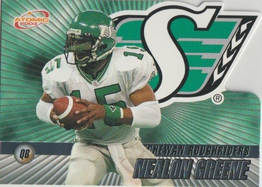 NFL 2003 Atomic CFL - No 70 - Nealon Greene