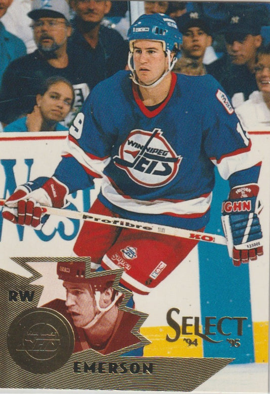NHL 1994 / 95 Select - No 125 - Nelson Emerson