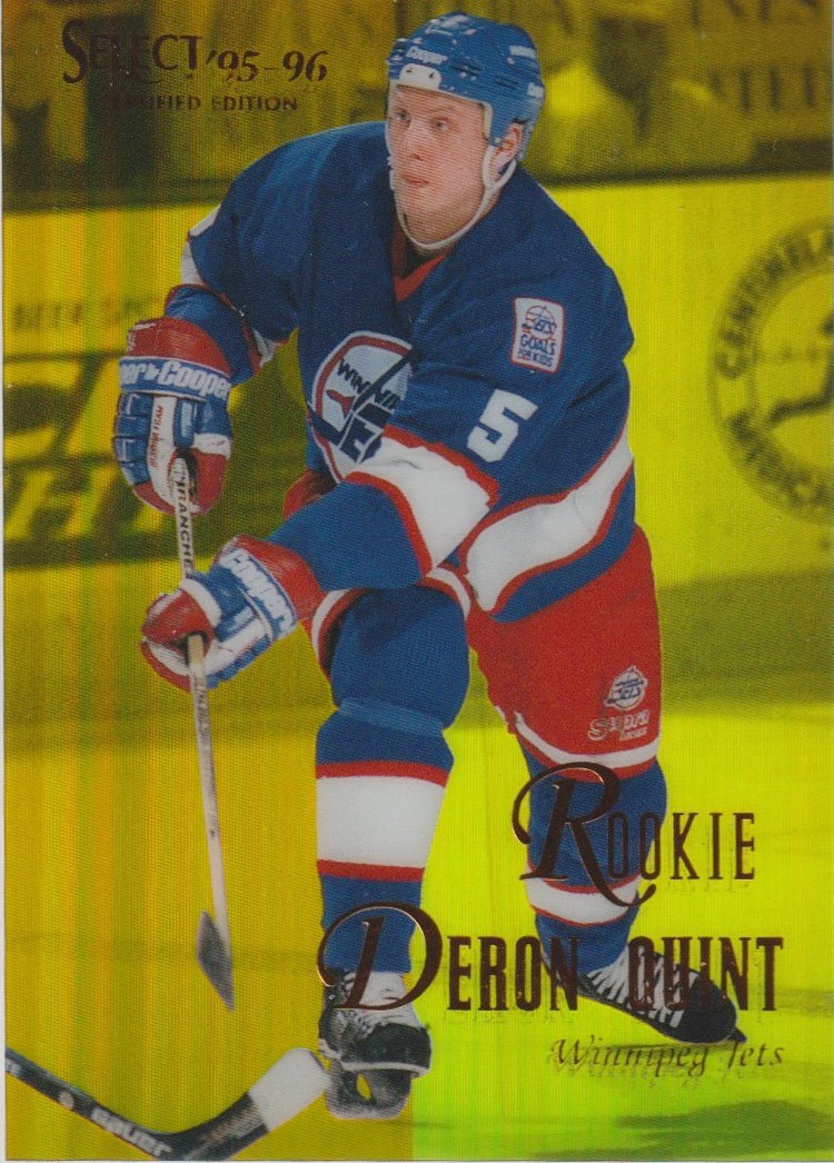 NHL 1995 / 96 Select Certified Mirror Gold - No 129 - Deron Quint
