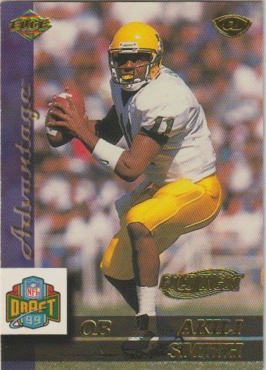 NFL 1999 Collector's Edge Advantage Gold Ingot - No 183 - Akili Smith