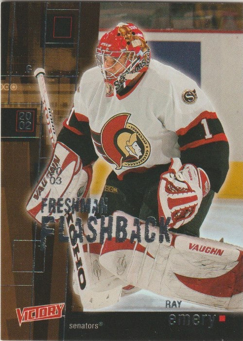 NHL 2003-04 Upper Deck Victory Freshman Flashback - No FF23 - Ray Emery