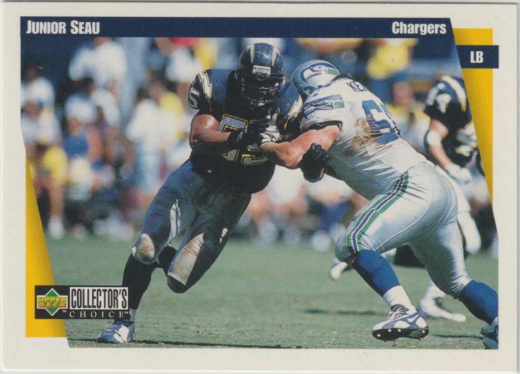 NFL 1997 Collector's Choice - No 140 - Junior Seau