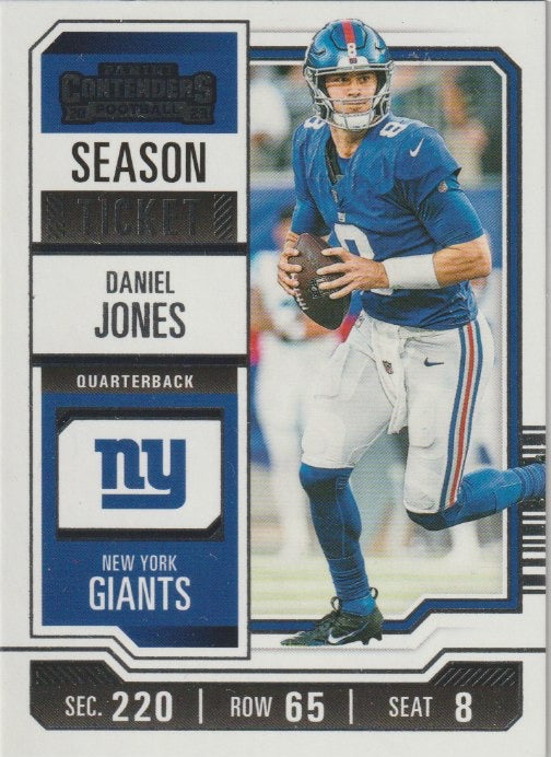 NFL 2023 Panini Contenders - No 75 - Daniel Jones