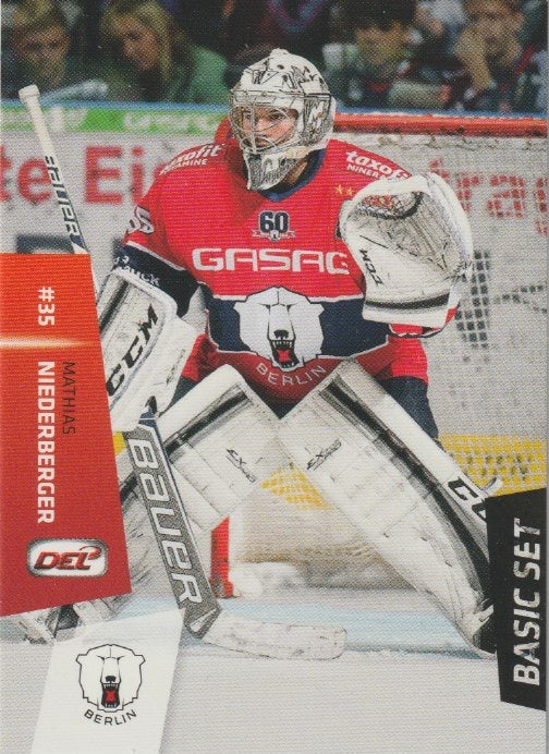 DEL 2014-15 CityPress Basic Set - No 019 - Mathias Niederberger