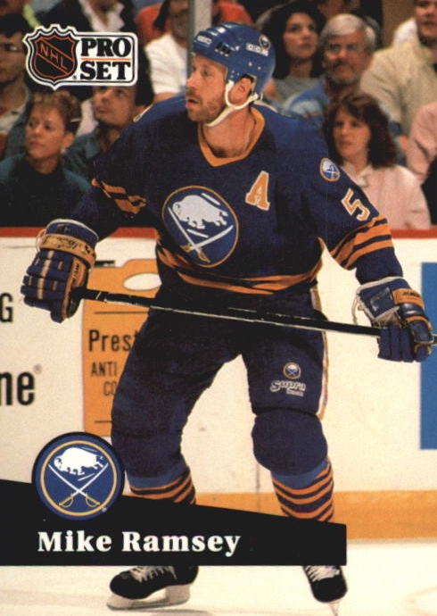 NHL 1991-92 ProSet French - No 25 - Mike Ramsey