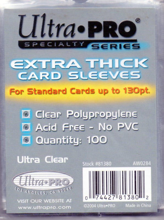 Soft Sleeves - Ultra Pro - Extra Thick up to 130 Pt. - 100 pieces