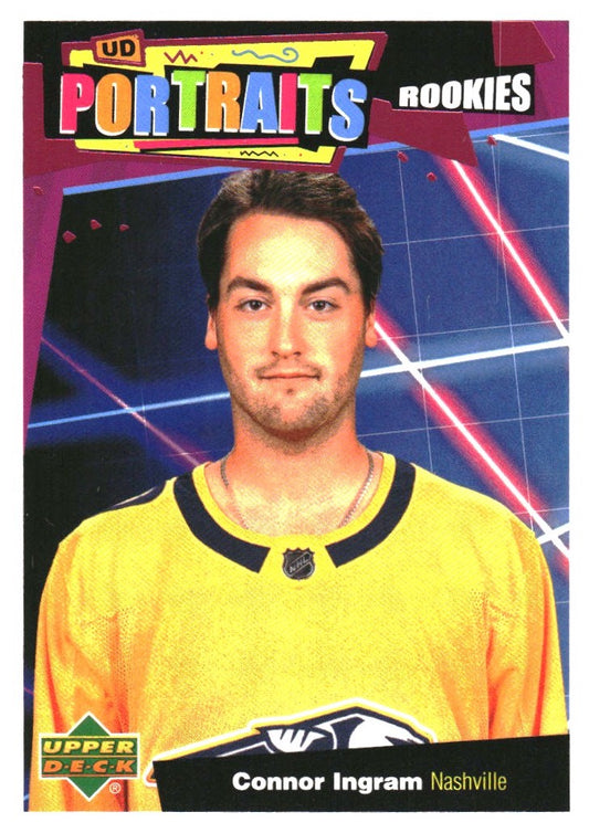 NHL 2020-21 Upper Deck UD Portraits - No P-62 - Connor Ingram