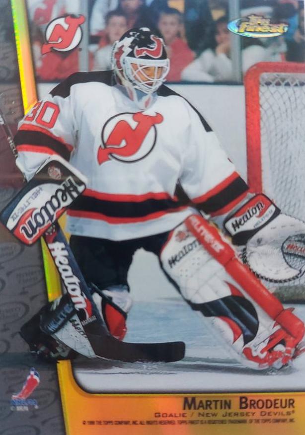 NHL 1998-99 Finest Double Sided Mystery Finest Refractors - No M22 - Martin Brodeur / Patrick Roy