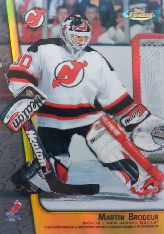 NHL 1998-99 Finest Double Sided Mystery Finest Refractors - No M22 - Martin Brodeur / Patrick Roy